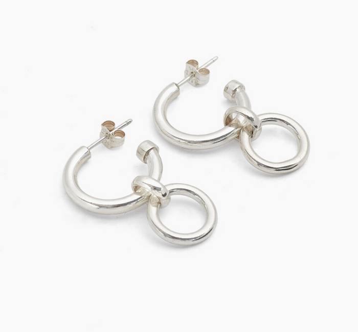 TILLY SVEAAS SMALL ETERNITY HOOP EARRINGS