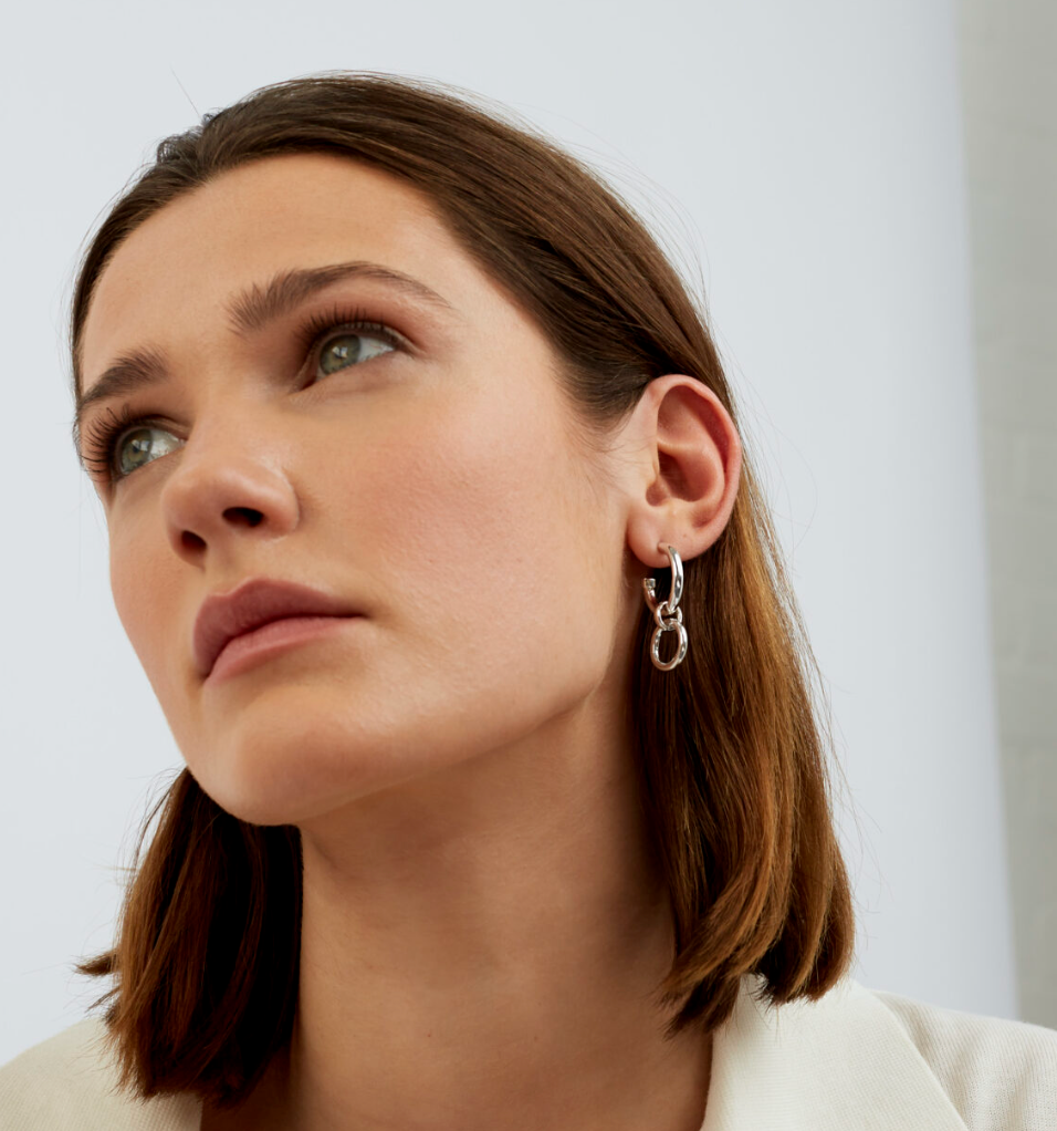 TILLY SVEAAS SMALL ETERNITY HOOP EARRINGS