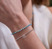 ESTELLA BARTLETT WELLNESS AMELIA SILVER BRACELET