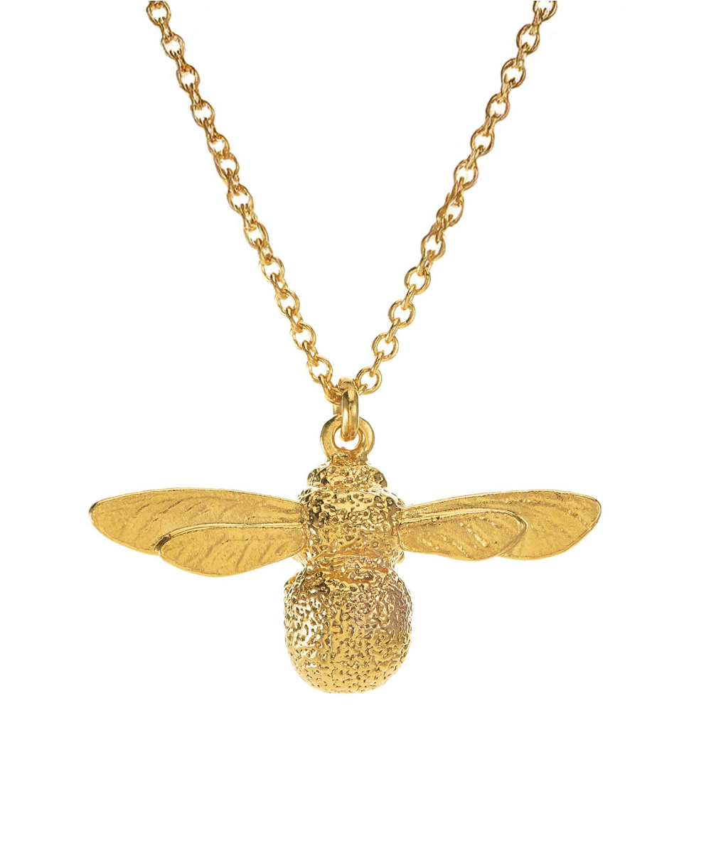 ALEX MONROE BABY BEE NECKLACE