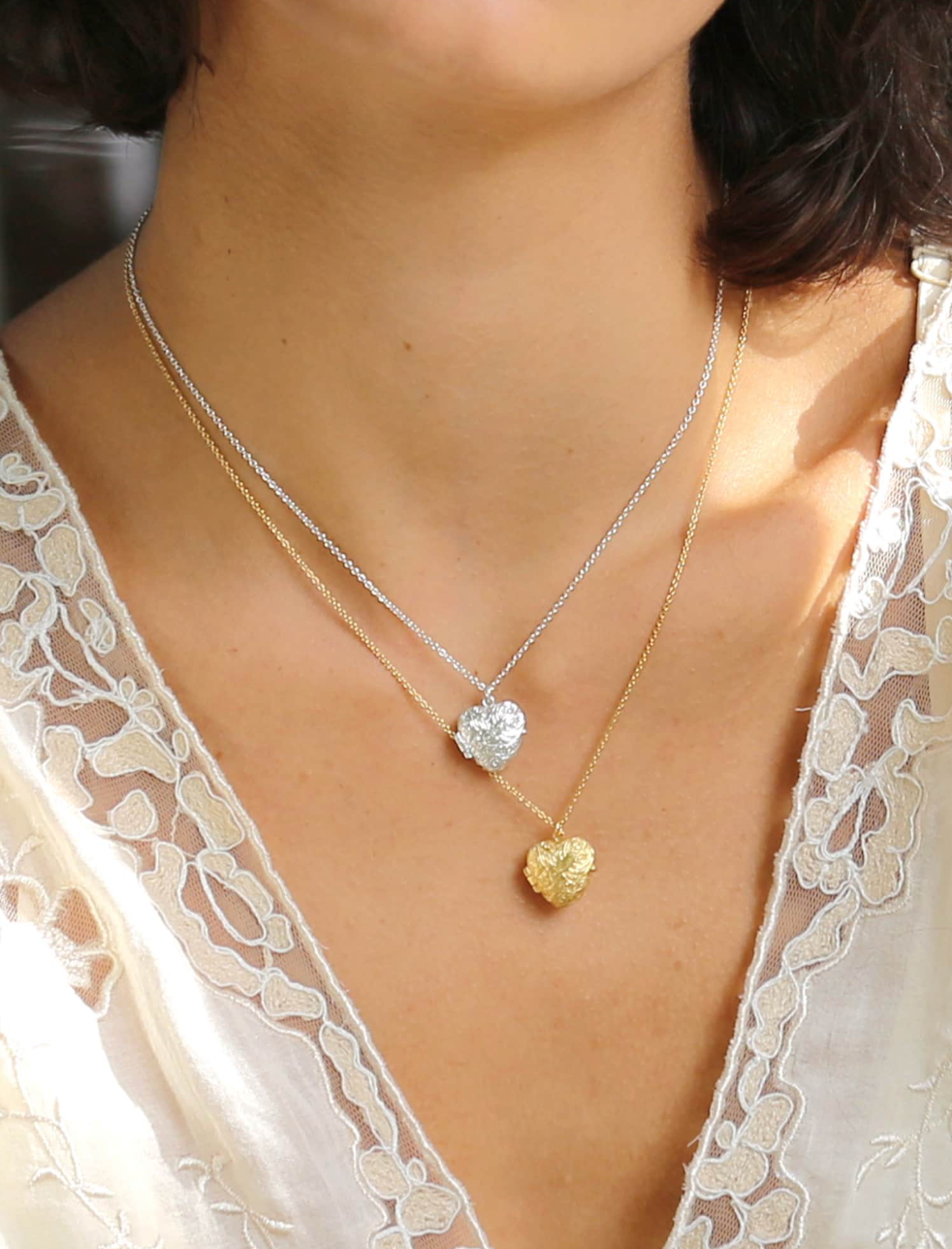 ALEX MONROE VICTORIANA KEEPSAKE HEART LOCKET NECKLACE