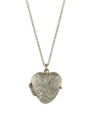 ALEX MONROE VICTORIANA KEEPSAKE HEART LOCKET NECKLACE