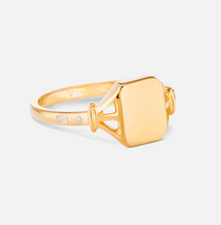 V BY LAURA VANN JEAN SIGNET RING