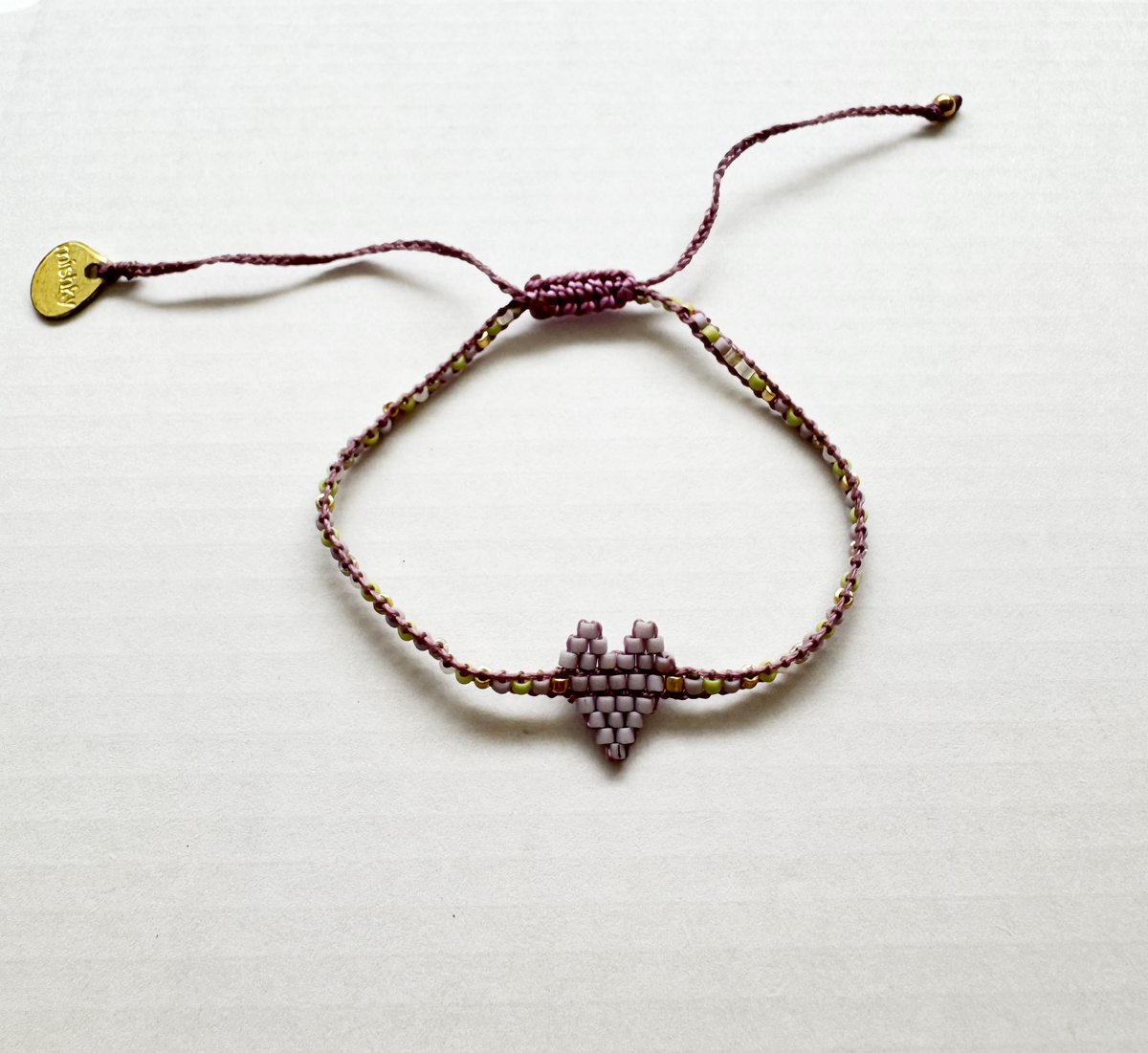 MISHKY HEARTSY BEADED BRACELET