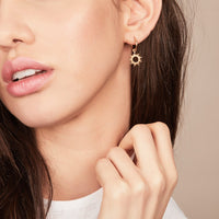 RACHEL JACKSON ETERNAL SUN MINI HOOP EARRINGS