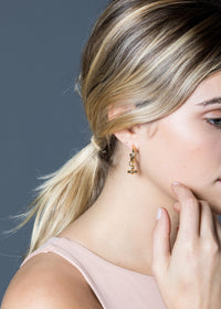 TILLY SVEAAS SMALL T-BAR EARRINGS