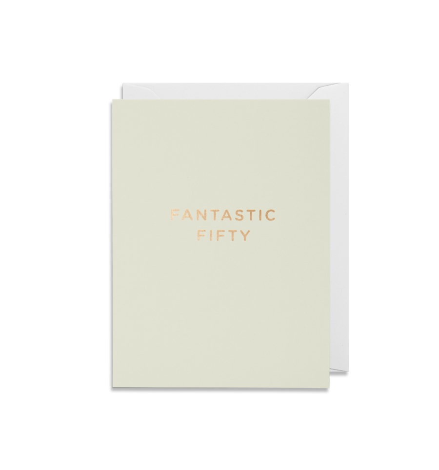 FANTASTIC FIFTY CARD