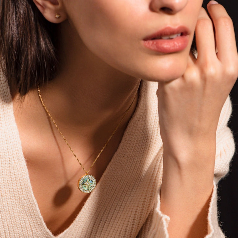 ASTLEY CLARKE LARGE POLARIS LOCKET NECKLACE