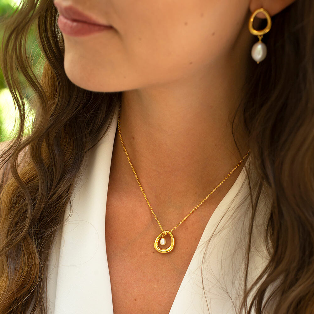 CLAUDIA BRADBY THIS TOO SHALL PASS PENDANT NECKLACE