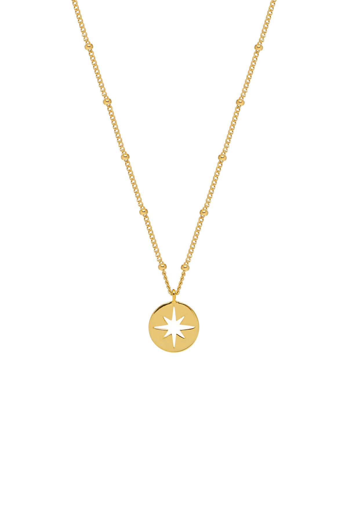 ESTELLA BARTLETT STARBURST DISC NECKLACE