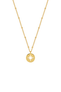 ESTELLA BARTLETT STARBURST DISC NECKLACE