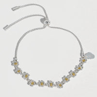 ESTELLA BARTLETT GOLD AND SILVER DAISY CHAIN AMELIA BRACELET