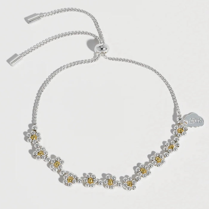 ESTELLA BARTLETT GOLD AND SILVER DAISY CHAIN AMELIA BRACELET