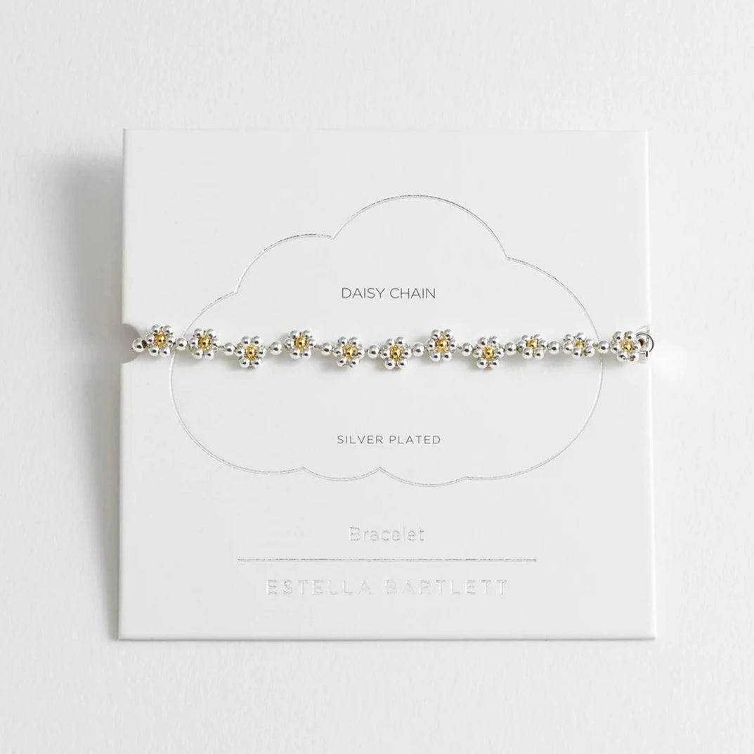 ESTELLA BARTLETT GOLD AND SILVER DAISY CHAIN AMELIA BRACELET