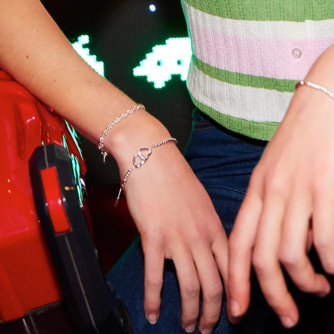 ESTELLA BARTLETT GOLD AND SILVER DAISY CHAIN AMELIA BRACELET