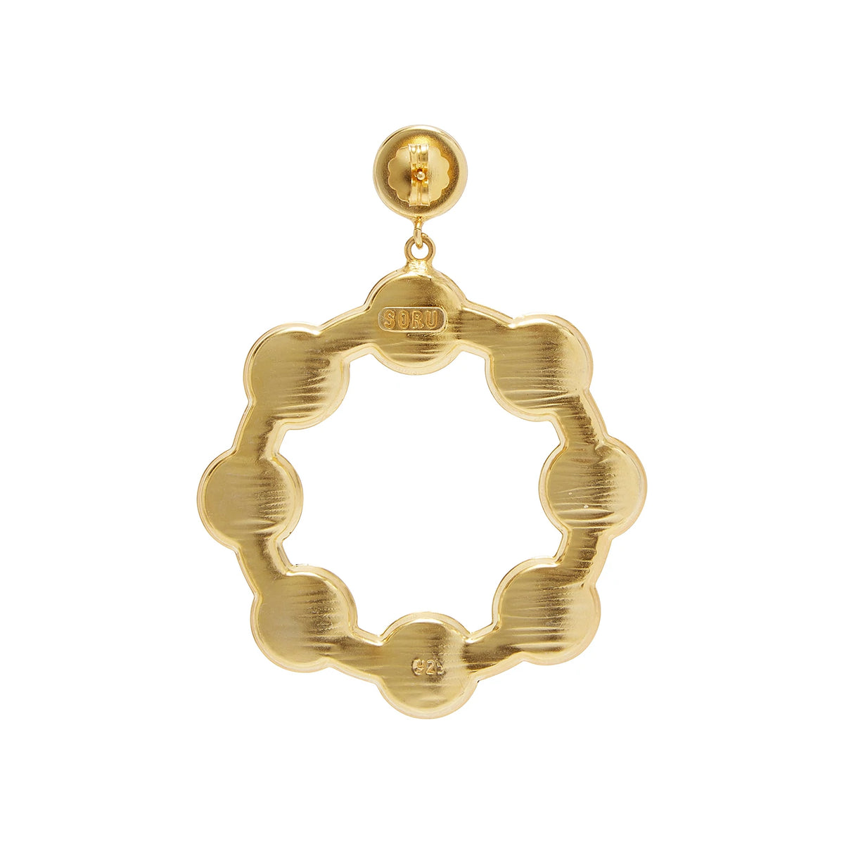 SORU MAJOLICA HOOP EARRINGS