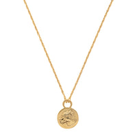 MIKAELA LYONS REVERSIBLE LIONESS COIN PENDANT