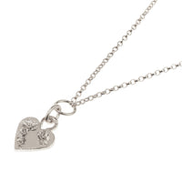 MIKAELA LYONS PETITE FLOWER HEART PENDANT