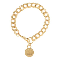 MIKAELA LYONS DOUBLE CURB CHAIN LIONESS BRACELET