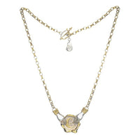 JESSICA DE LOTZ LARGE MOON SEAL NECKLACE