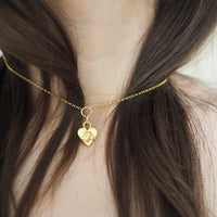 MIKAELA LYONS PETITE LIONESS HEART PENDANT