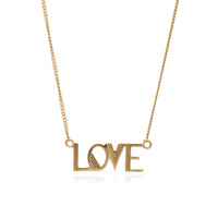 RACHEL JACKSON ART DECO LOVE NECKLACE