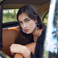 SORU MAJOLICA HOOP EARRINGS