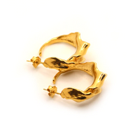 HANNAH BOURN LARGE FRAGMENTED SHELL HOOPS