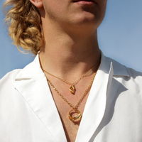 HANNAH BOURN SMALL TEXTURED FRAGMENTED SHELL NECKLACE