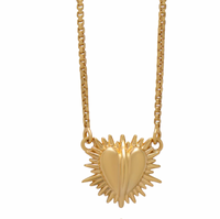 RACHEL JACKSON ELECTRIC LOVE MINI HEART NECKLACE