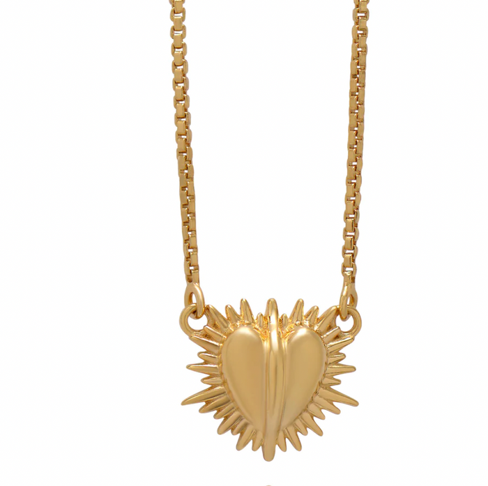 RACHEL JACKSON ELECTRIC LOVE MINI HEART NECKLACE
