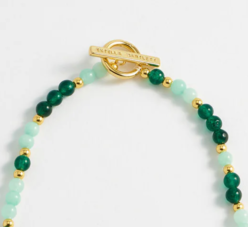 ESTELLA BARTLETT T-BAR BEADED NECKLACE