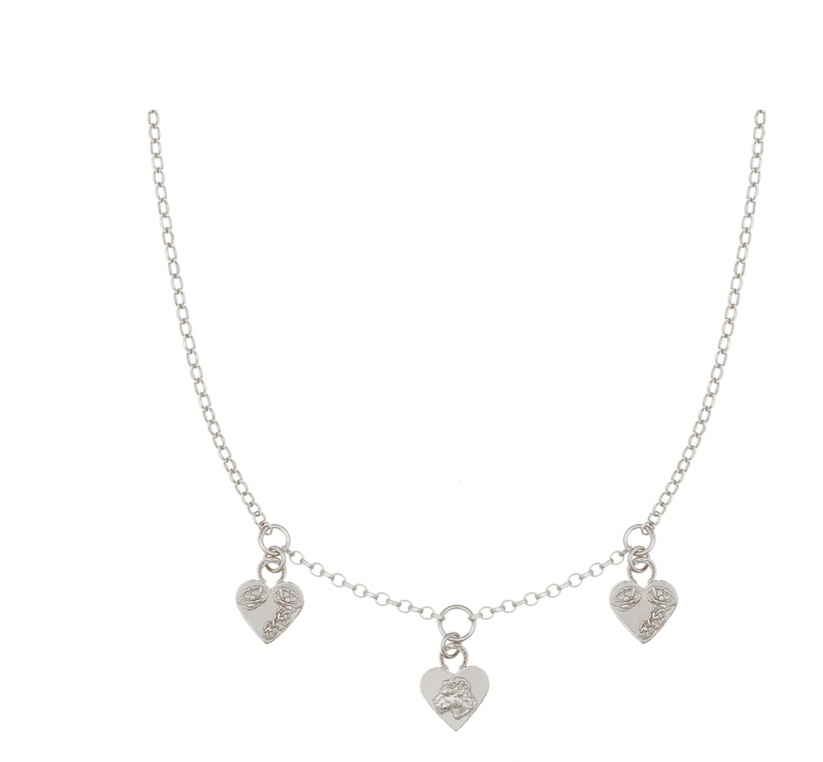 MIKAELA LYONS MULTI HEART PENDANT