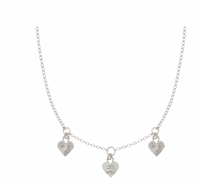 MIKAELA LYONS MULTI HEART PENDANT