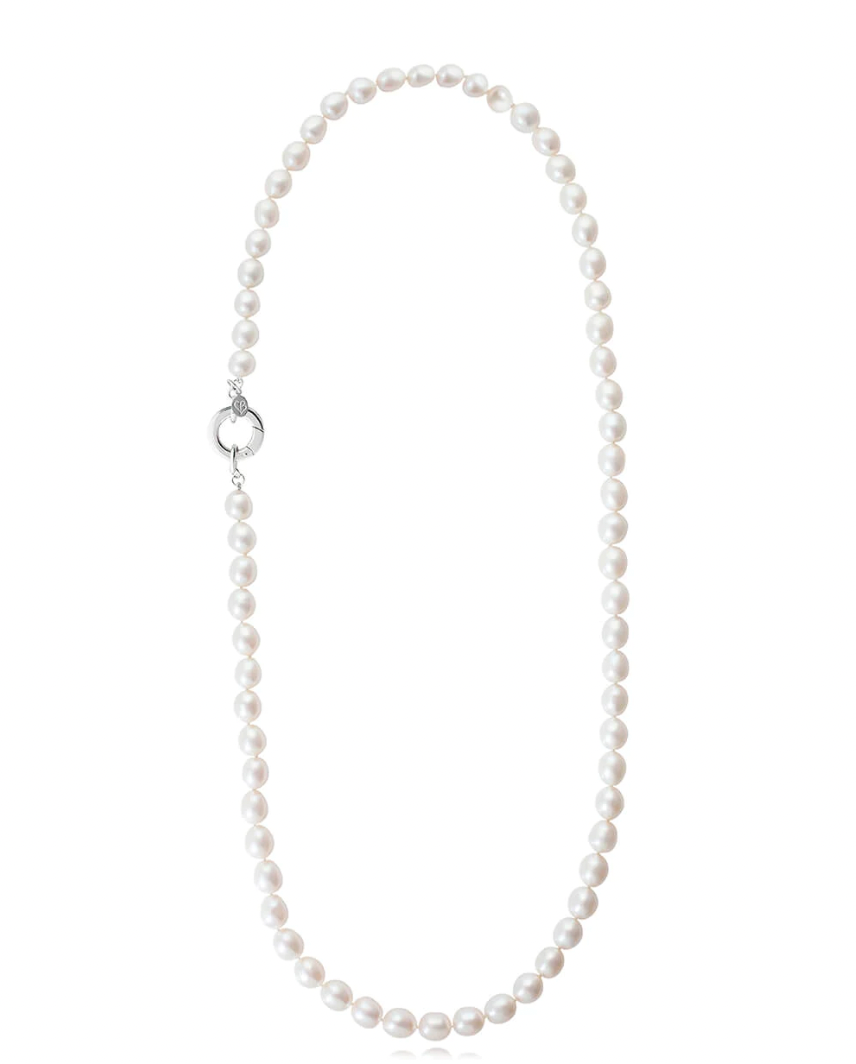 CLAUDIA BRADBY BIOGRAPHY PEARL NECKLACE