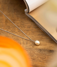 CLAUDIA BRADBY FAVOURITE PEARL DROP NECKLACE