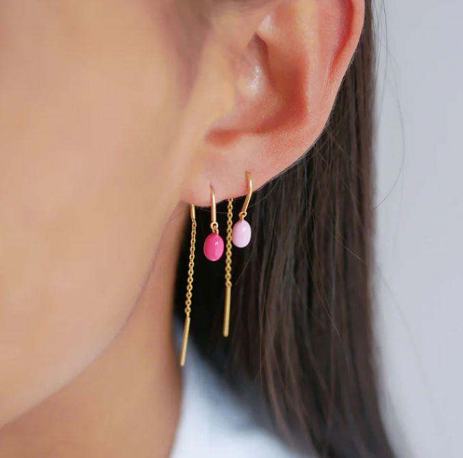 ENAMEL COPENHAGEN ELEANOR HOOP EARRINGS
