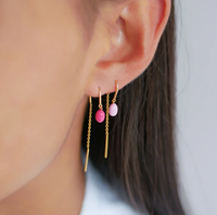 ENAMEL COPENHAGEN ELEANOR HOOP EARRINGS