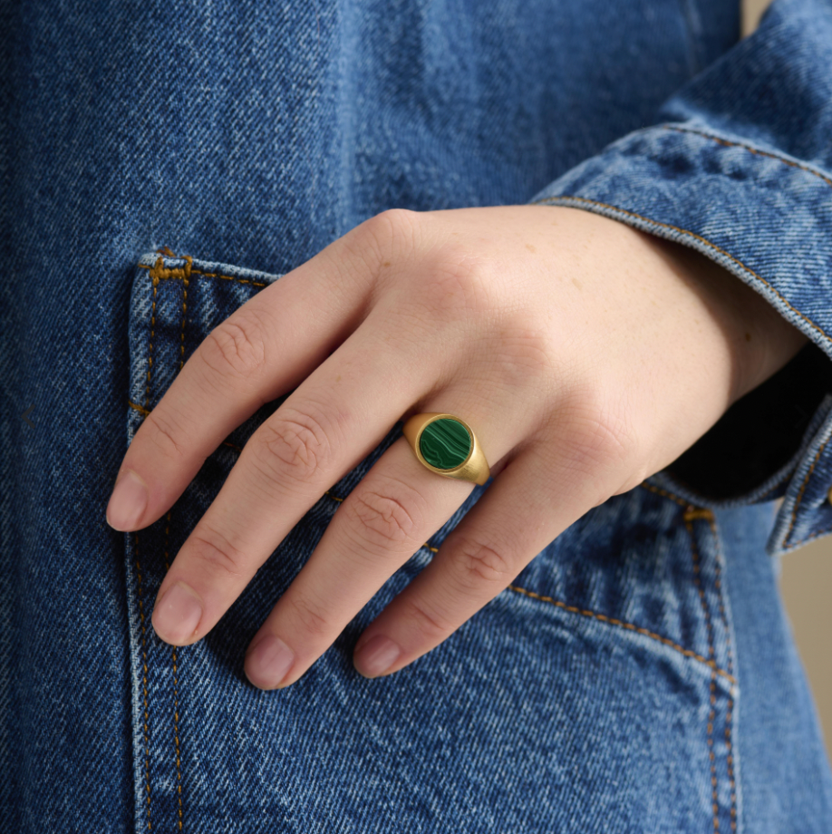 PERNILLE CORYDON FOREST SIGNET RING Last Night I Dreamt