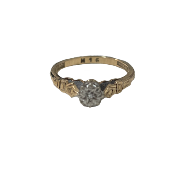 VINTAGE ASPREY & CO DIAMOND RING