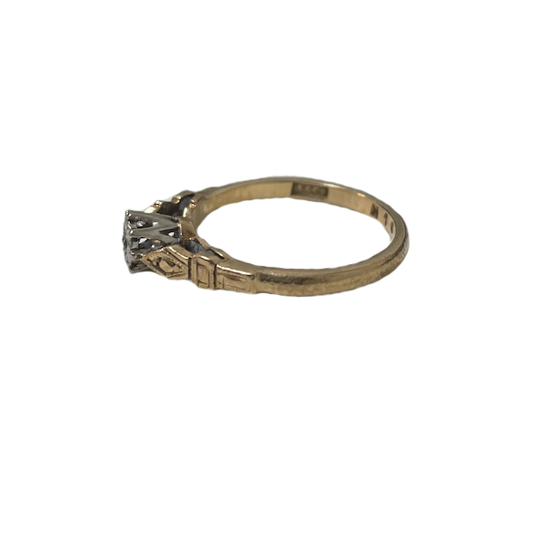 VINTAGE ASPREY & CO DIAMOND RING