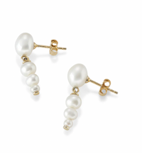 V BY LAURA VANN NICOLA FRESHWATER PEARL DROP EARRINGS