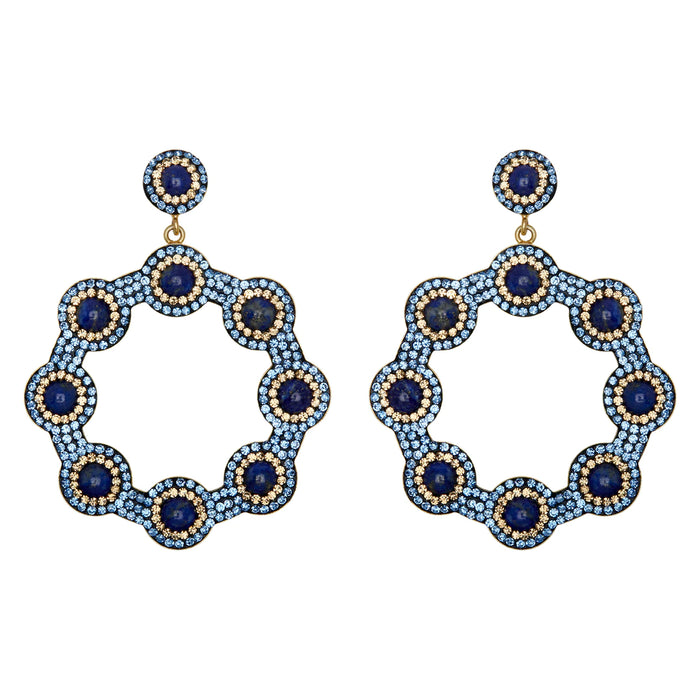 SORU MAJOLICA HOOP EARRINGS
