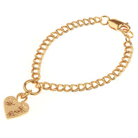 MIKAELA LYONS FLOWER HEART BRACELET