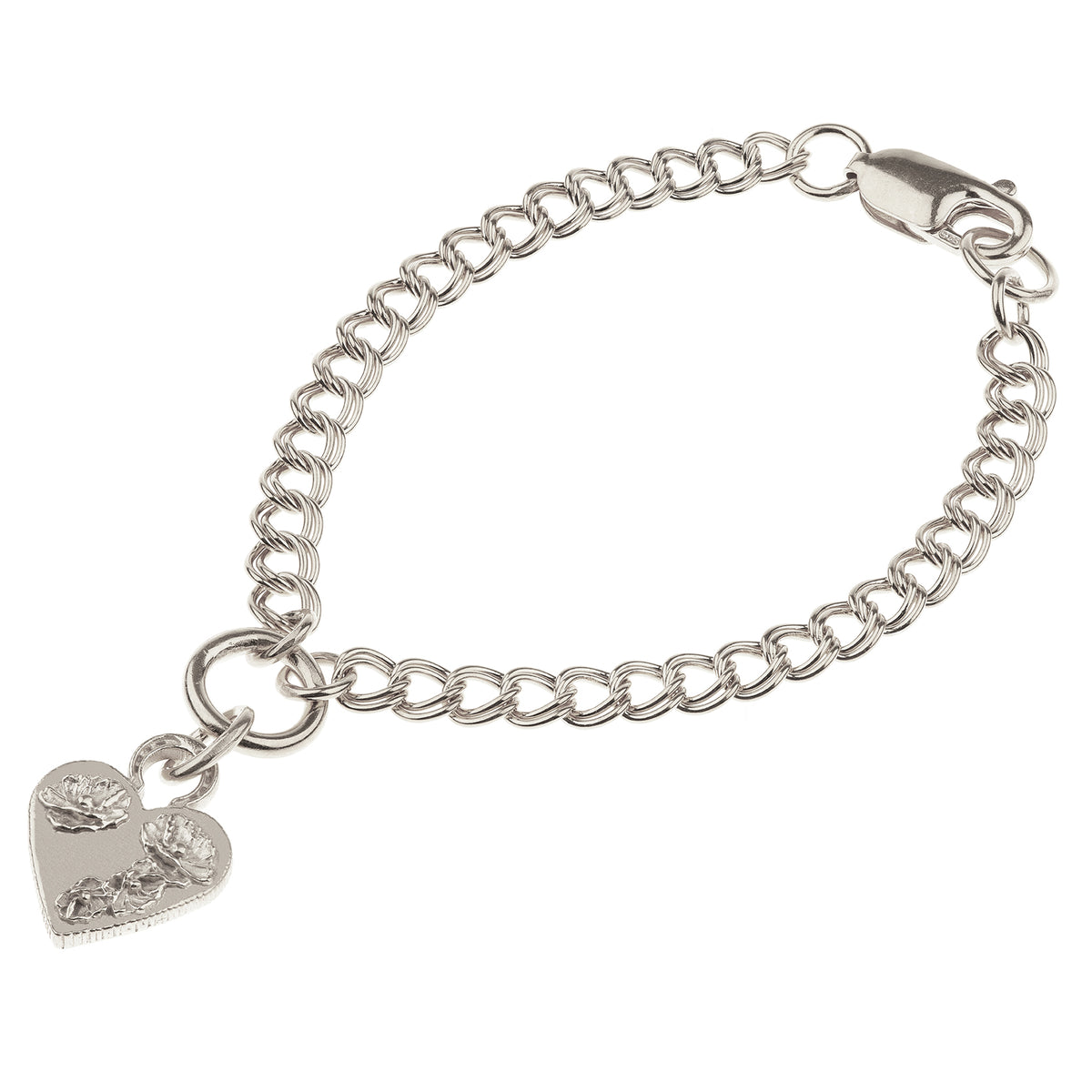 MIKAELA LYONS FLOWER HEART BRACELET