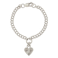 MIKAELA LYONS FLOWER HEART BRACELET