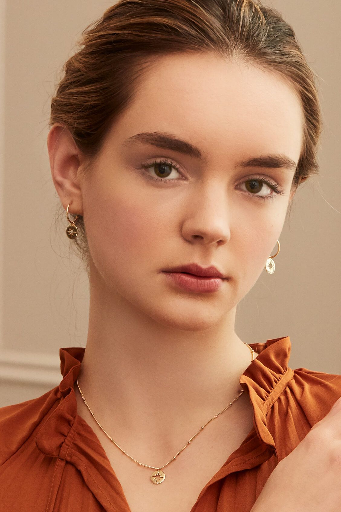 ESTELLA BARTLETT STARBURST DISC NECKLACE