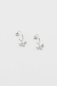 ESTELLA BARTLETT BEE DROP HOOP EARRINGS