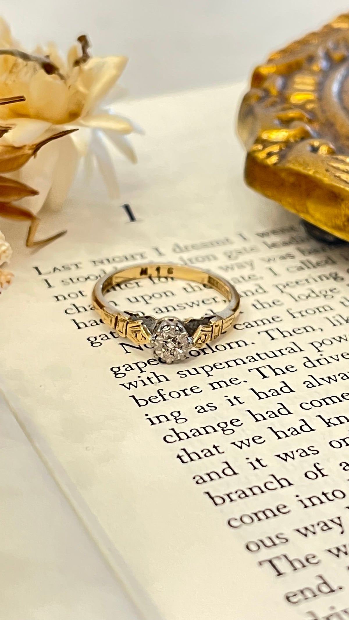 VINTAGE ASPREY & CO DIAMOND RING