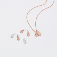 KIRSTIN ASH ROSE GOLD INITIAL CHARM